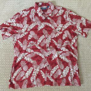 Men's XL Hawaiian Shirt w/Pocket (A291)